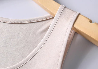 50% Natural silk sleepwear women nightgown sleeping dress pijamas ladies underdress long home wear loose plus size sleeveless