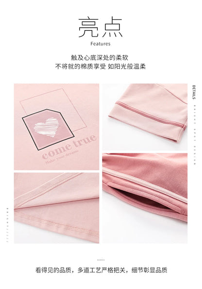 SUKAE Summer Cotton Shorts Couple Sleepwear Cute Pajama  Korean Pajamas Set for Man Fashion Trendy Woman Pijama Casual Nightwear