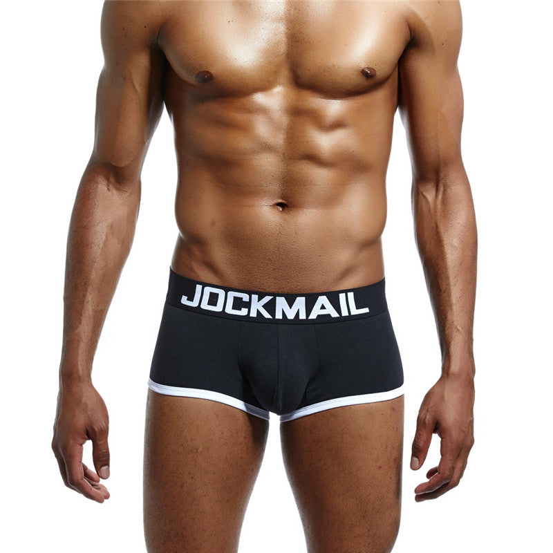Brand Mens Underwear Boxer Trunks Gay Penis Pouch cueca boxer calzoncillos hombre Man Boxer Shorts Sleepwear panties