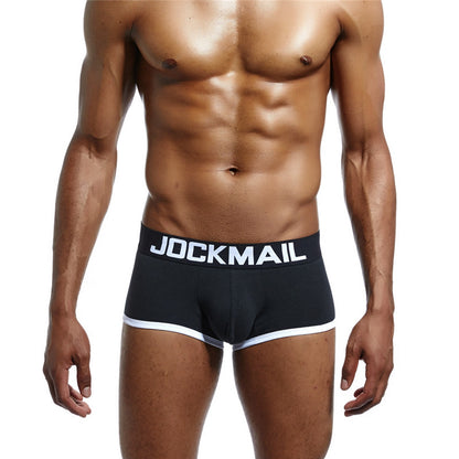 Brand Mens Underwear Boxer Trunks Gay Penis Pouch cueca boxer calzoncillos hombre Man Boxer Shorts Sleepwear panties