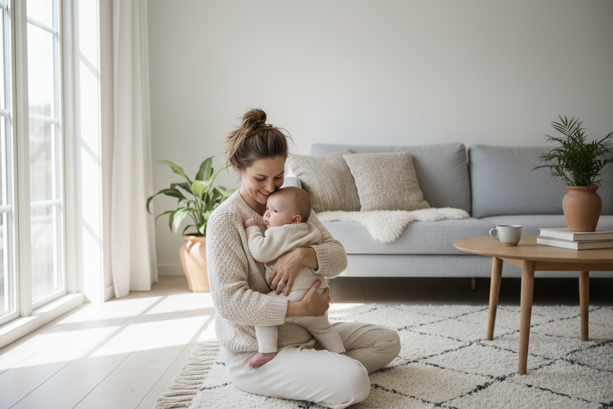 Mamma och baby